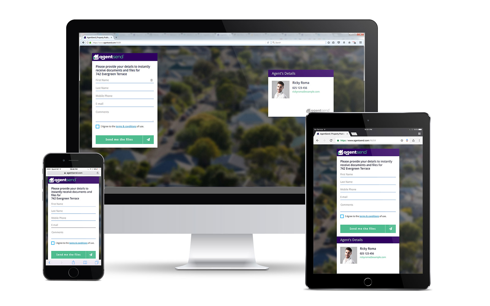 Using Agent Send on an iPad